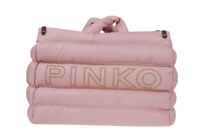 Bolso Pinko shopping acolchado nude